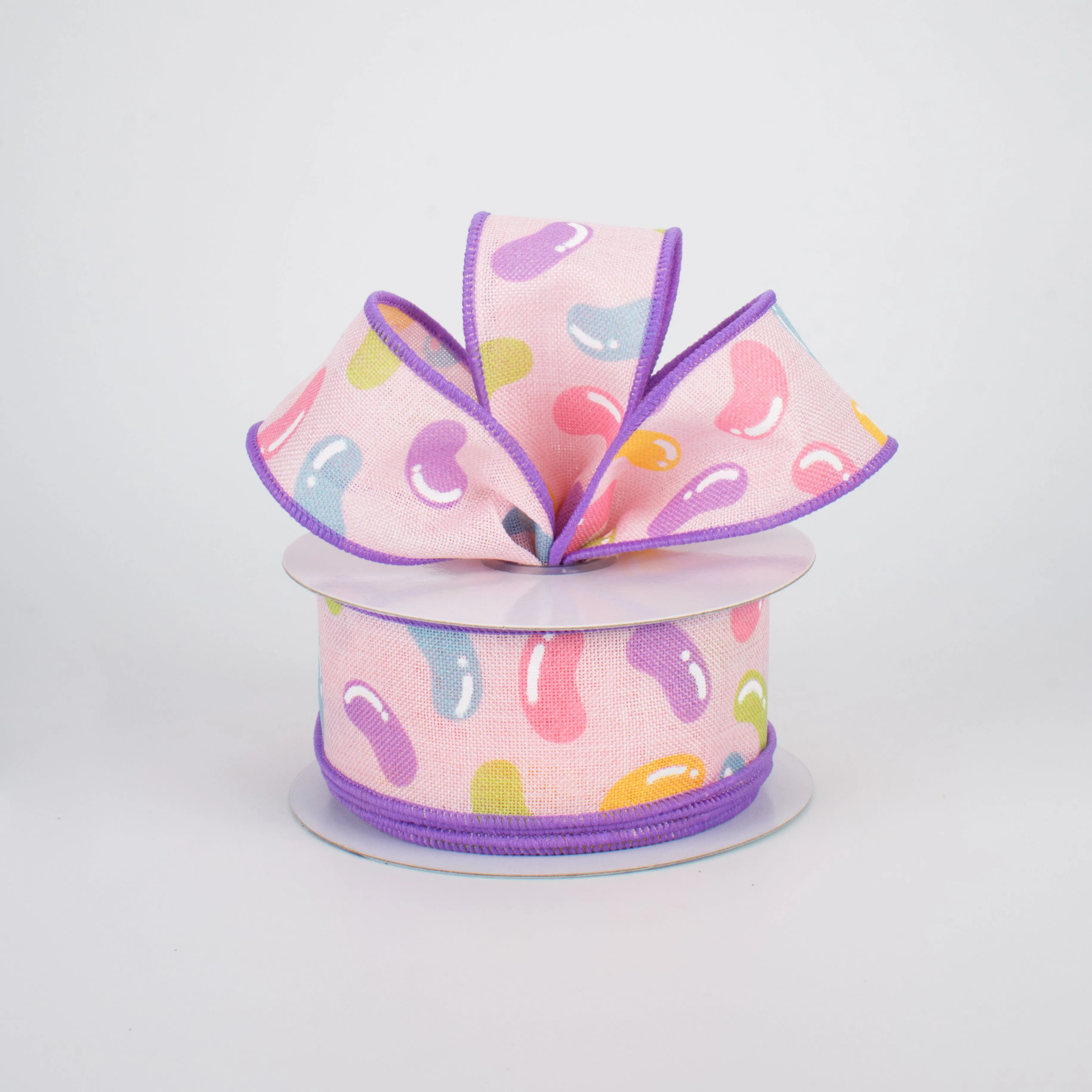 1.5" Jelly Beans Ribbon: Pale Pink (10 Yards)