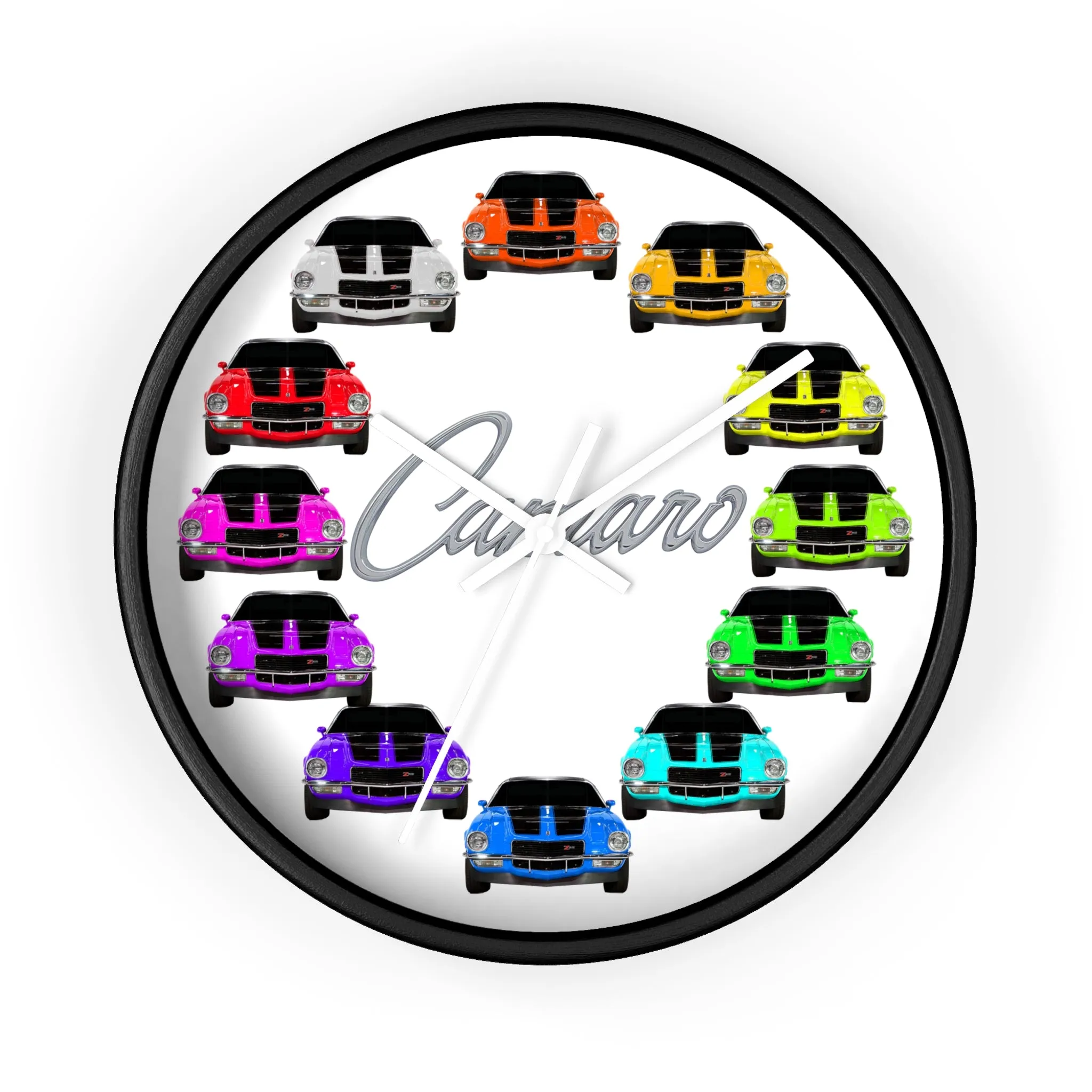 1970 Wall clock Gift Decor Classic Muscle Gift,hot rod,car, white background
