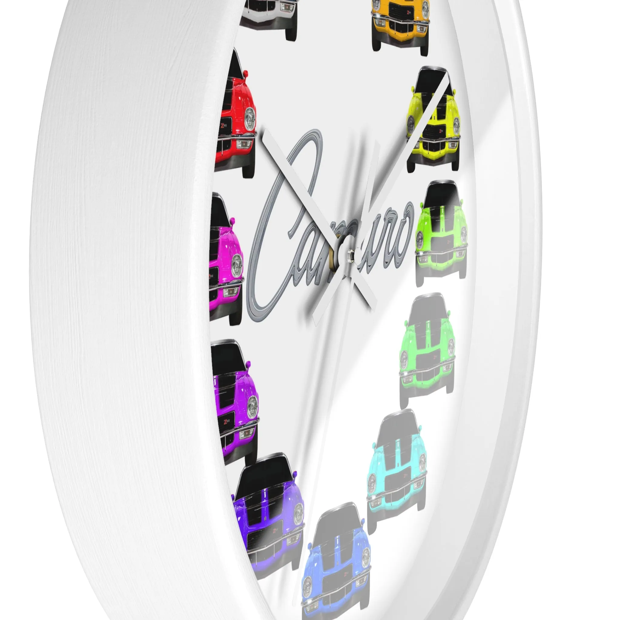 1970 Wall clock Gift Decor Classic Muscle Gift,hot rod,car, white background
