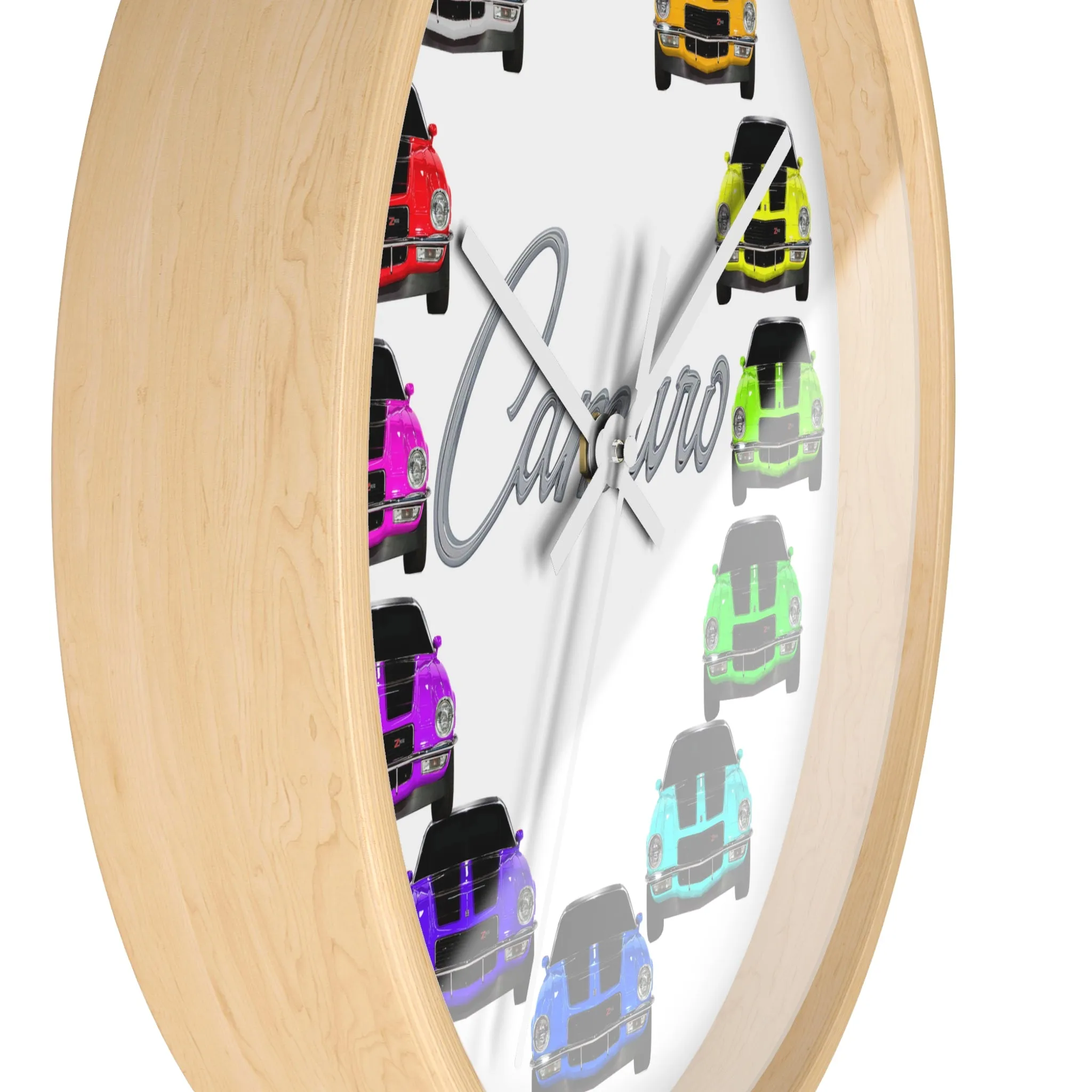 1970 Wall clock Gift Decor Classic Muscle Gift,hot rod,car, white background