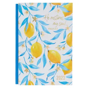 2023 He Restores My Soul Hardcover Daily Planner PLN003
