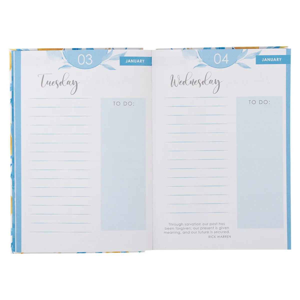 2023 He Restores My Soul Hardcover Daily Planner PLN003