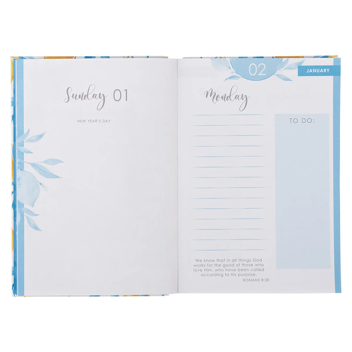 2023 He Restores My Soul Hardcover Daily Planner PLN003