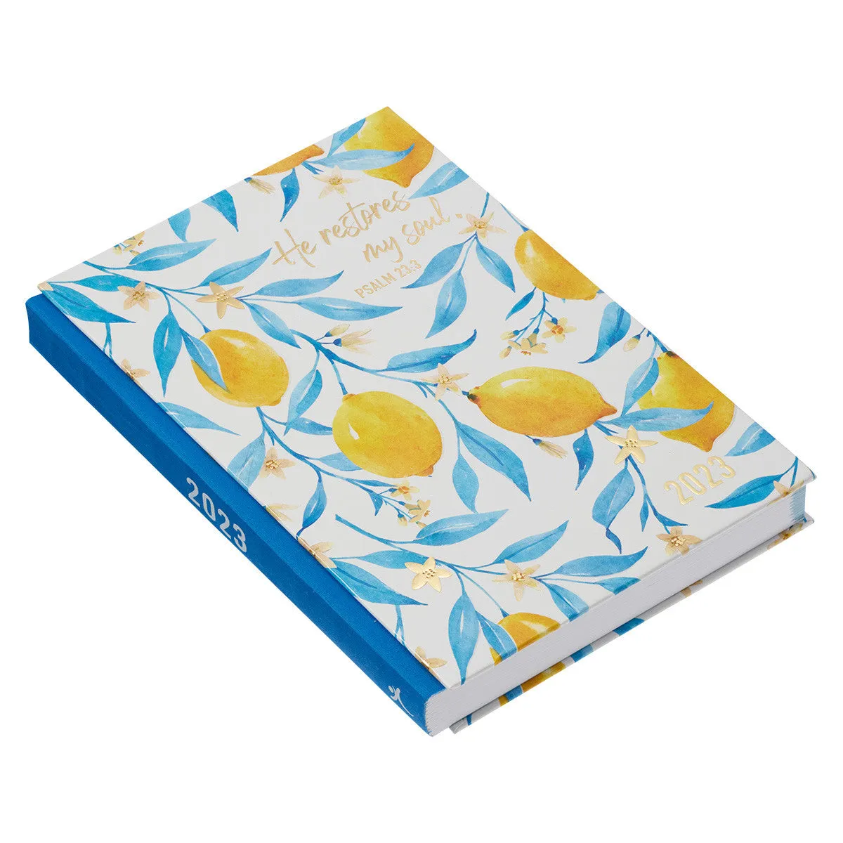 2023 He Restores My Soul Hardcover Daily Planner PLN003