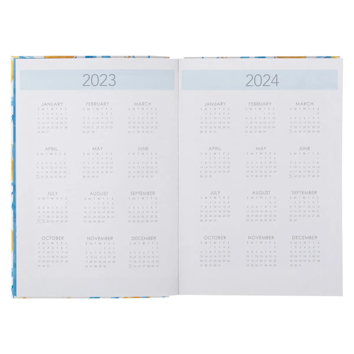 2023 He Restores My Soul Hardcover Daily Planner PLN003