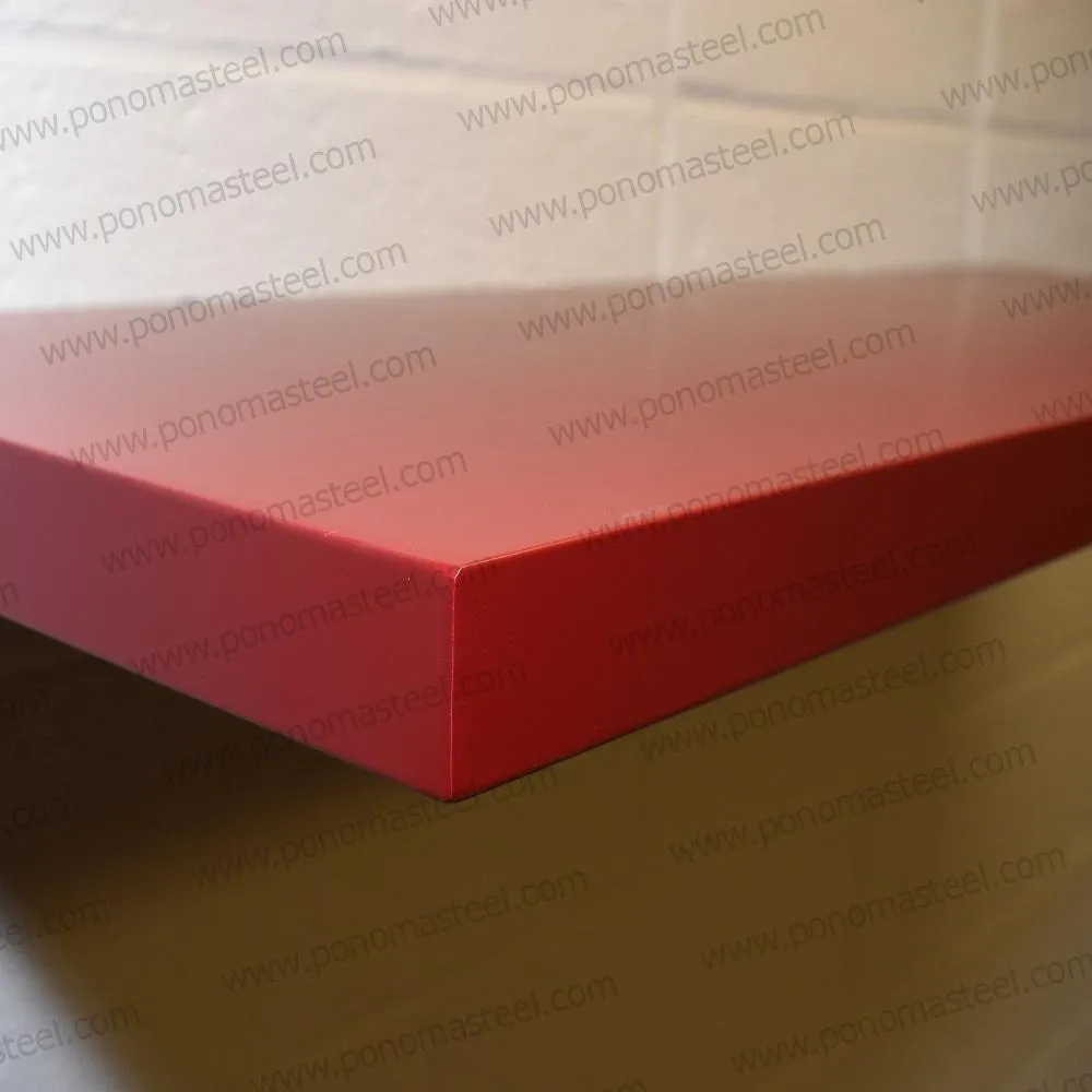 24"x12"x2.0" (cm. 61x30.5x5.1) brushed stainless floating shelf with 2 LED lights