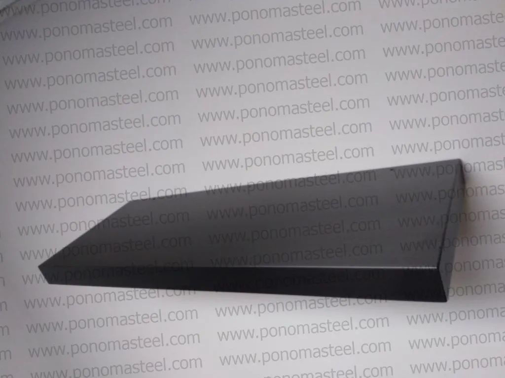 30"x10"x2.0" (cm.76x25.4x5.1) painted stainless steel floating shelf