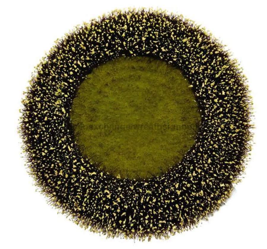 7"Dia Flower Head Yellow/Black FJ5176