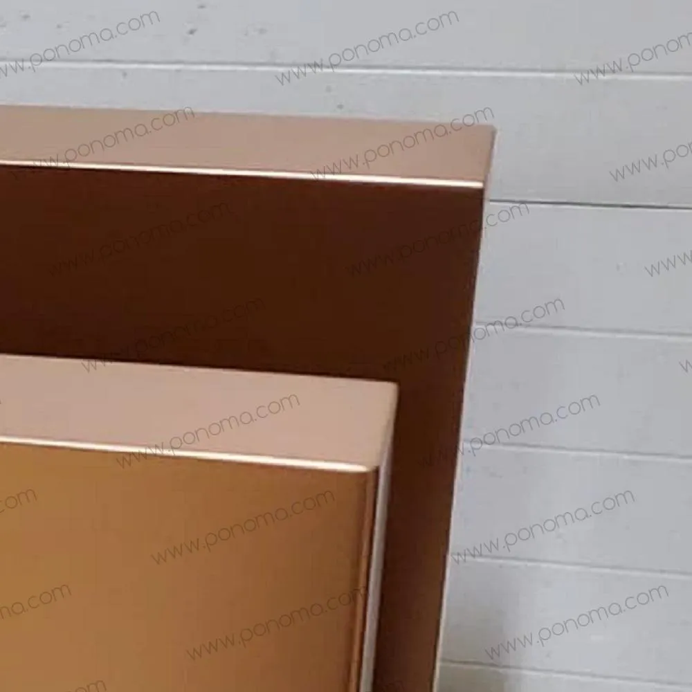 82"x6"x2.5" (cm.208.3x15.2x6.4) stainless steel floating Ponoma shelf