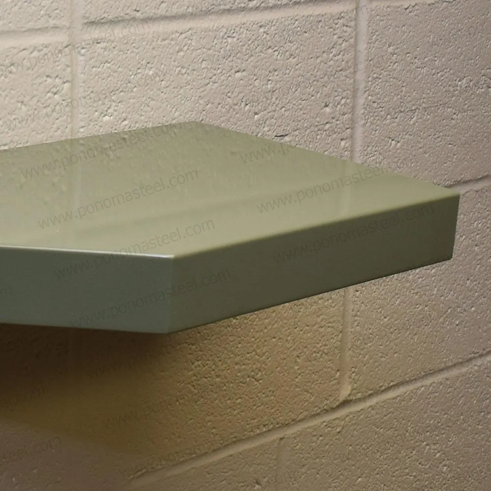82"x6"x2.5" (cm.208.3x15.2x6.4) stainless steel floating Ponoma shelf