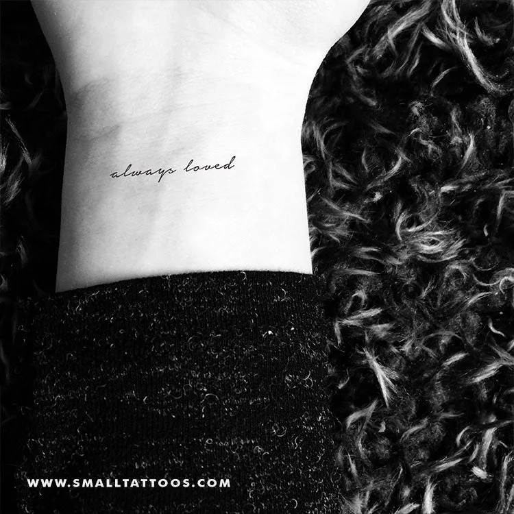 Always Loved Temporary Tattoo (Set of 3)