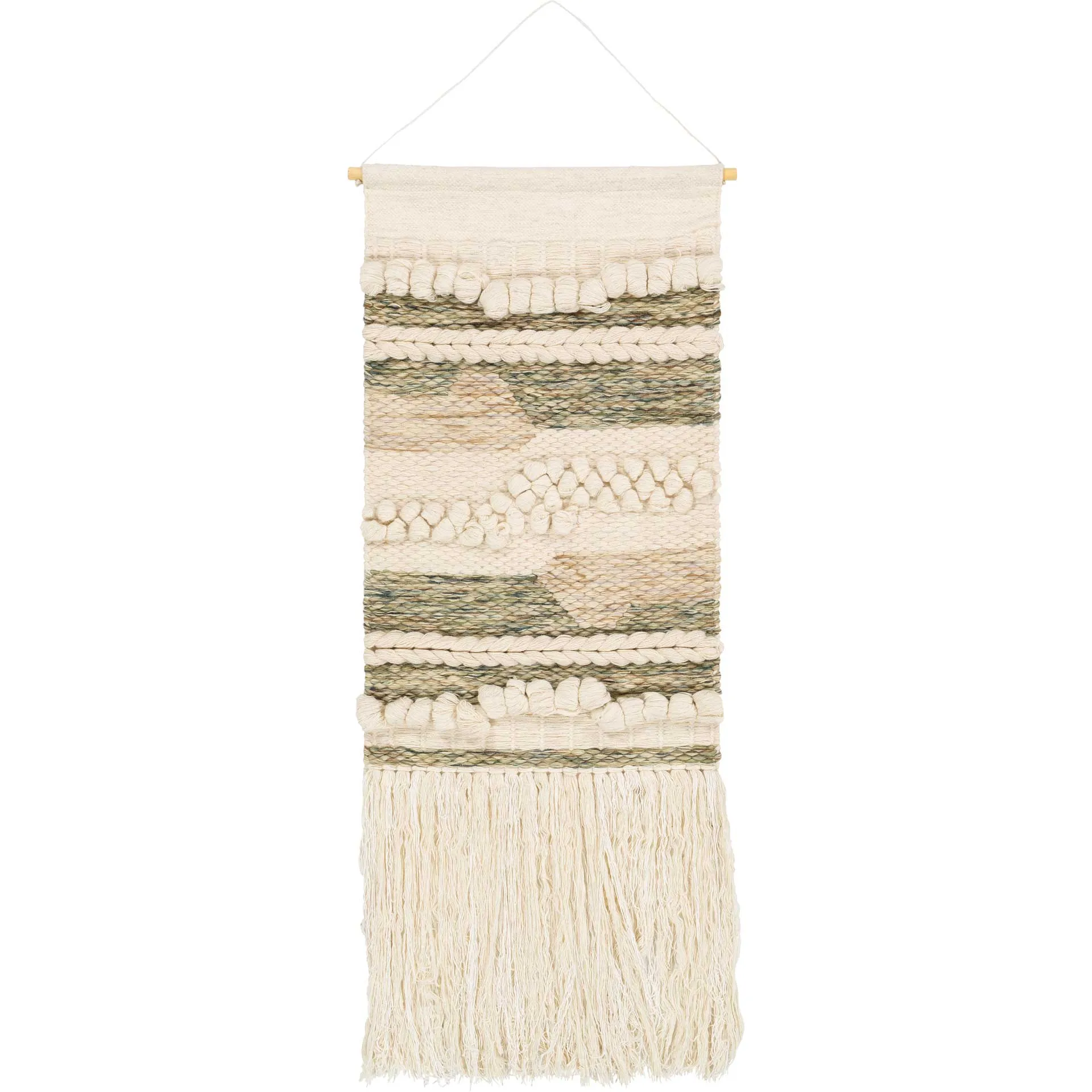 Ariyah Wall Hanging Cream/Olive/Teal