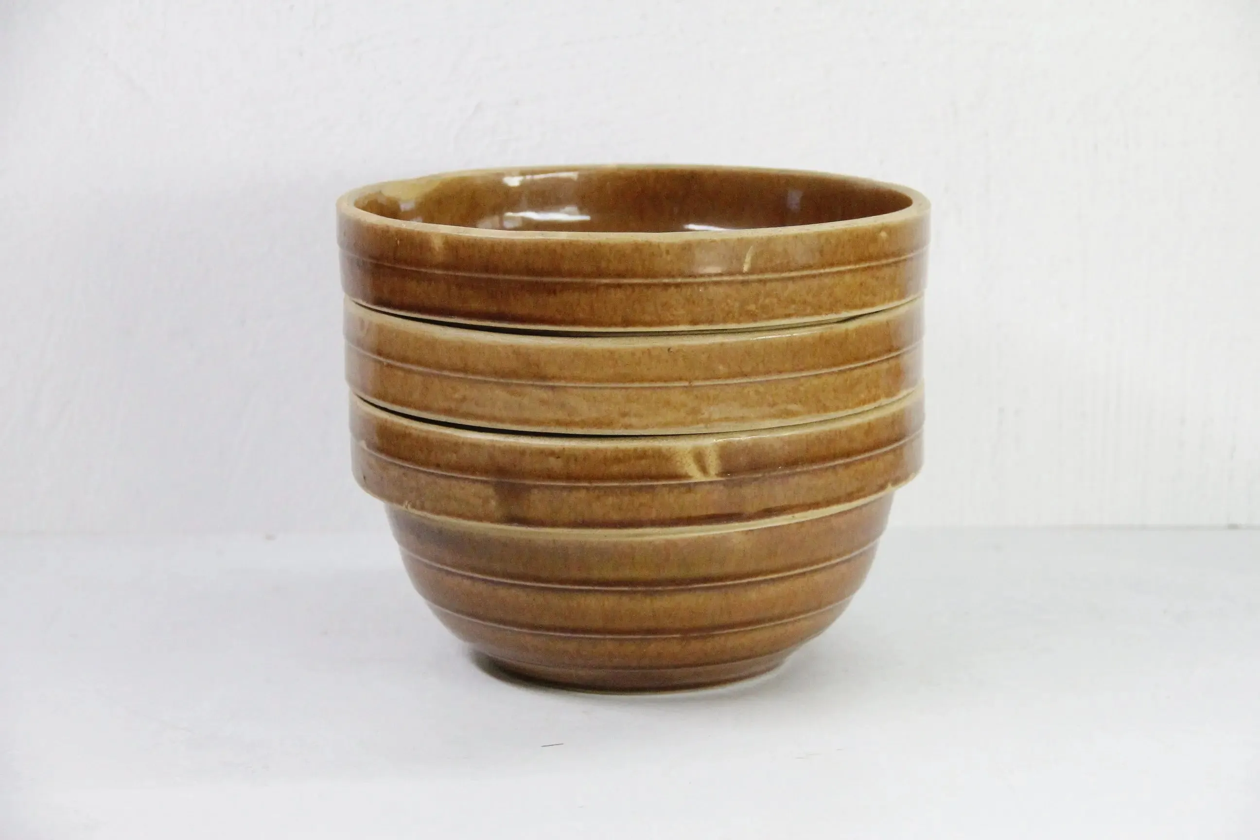 Assorted Antique Stoneware Bowl | Crock Mixing/Stacking