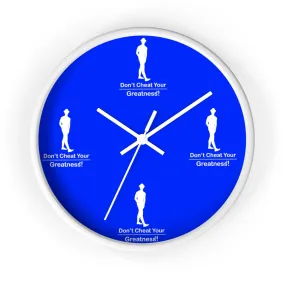 Blue & White Wall clock