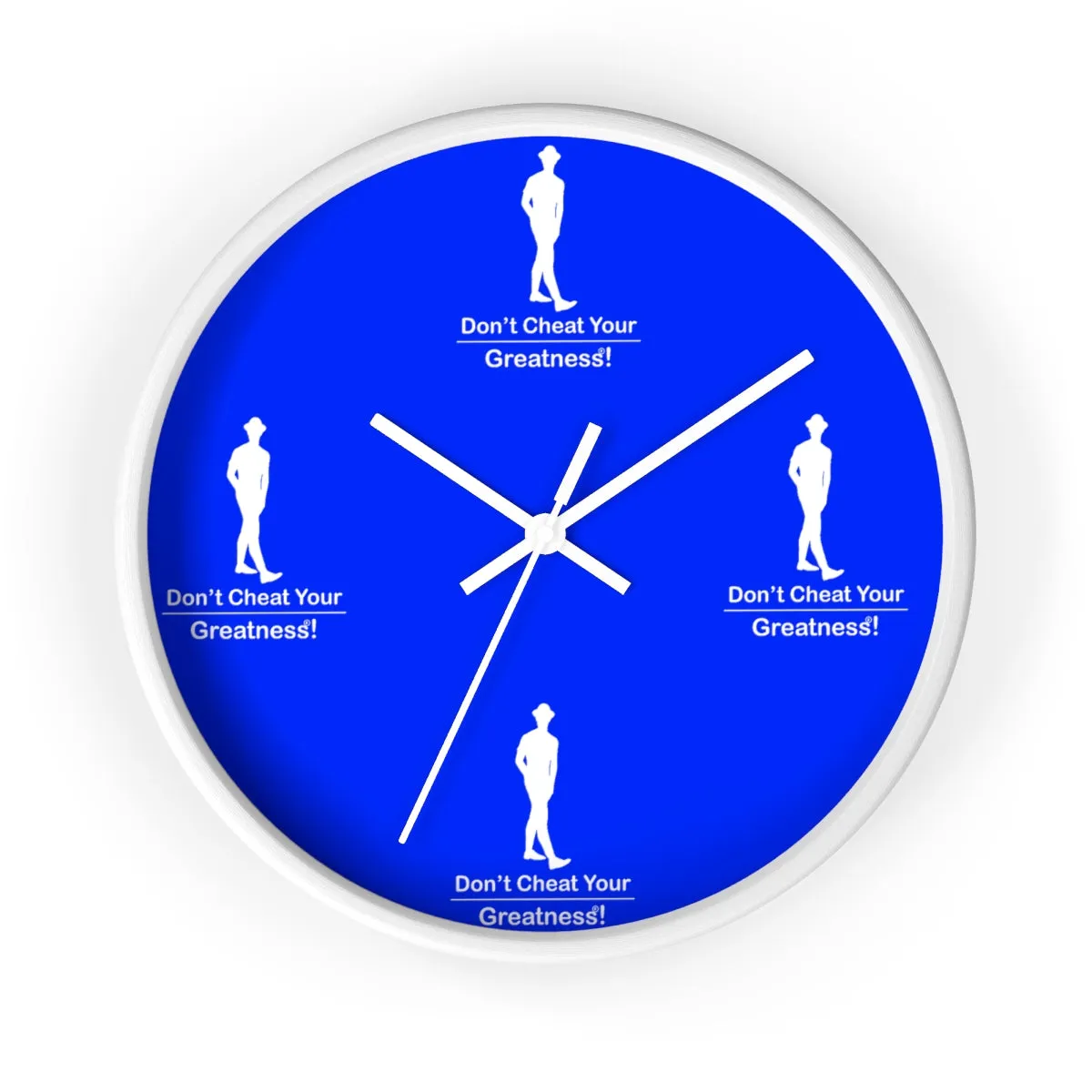Blue & White Wall clock