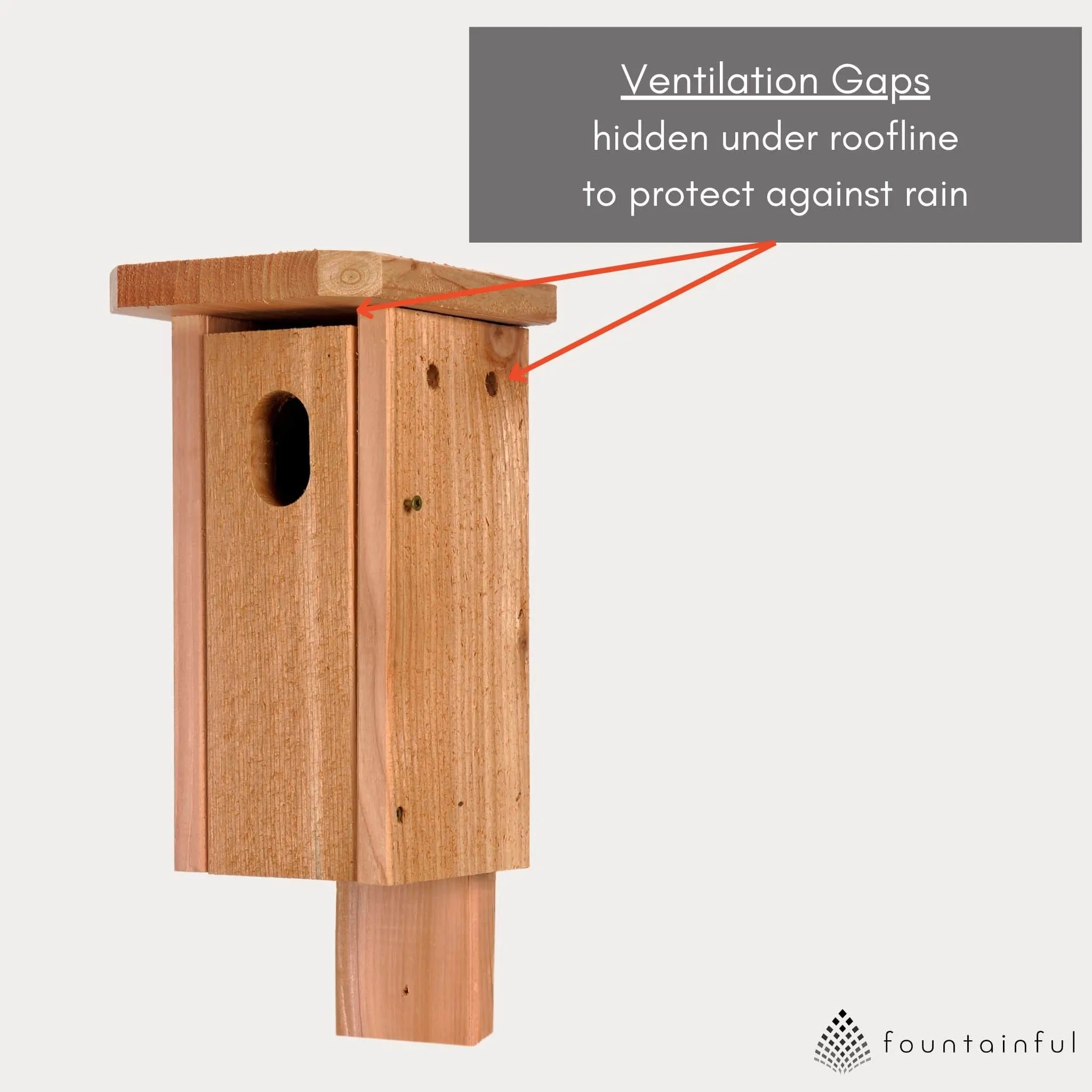 Bluebird House/Nesting Box - Cedar Wood | Winter Woodworks