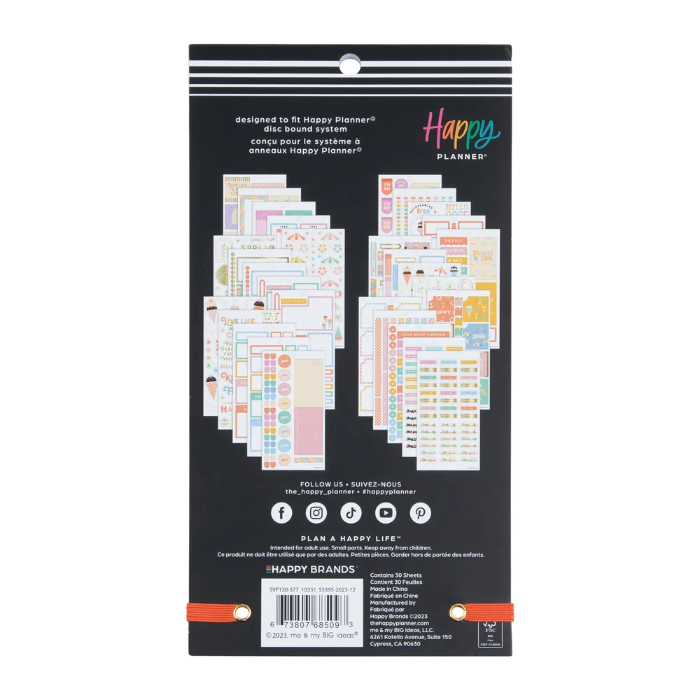 Boardwalk Ice Cream - Value Pack Stickers - Big