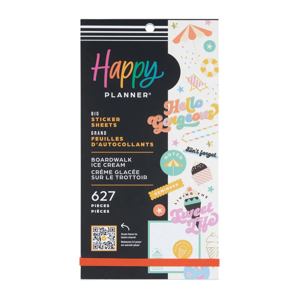 Boardwalk Ice Cream - Value Pack Stickers - Big
