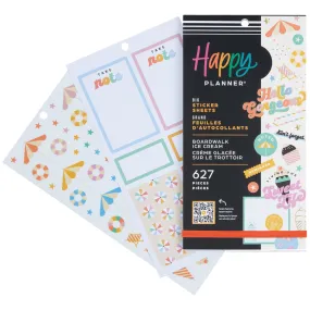Boardwalk Ice Cream - Value Pack Stickers - Big