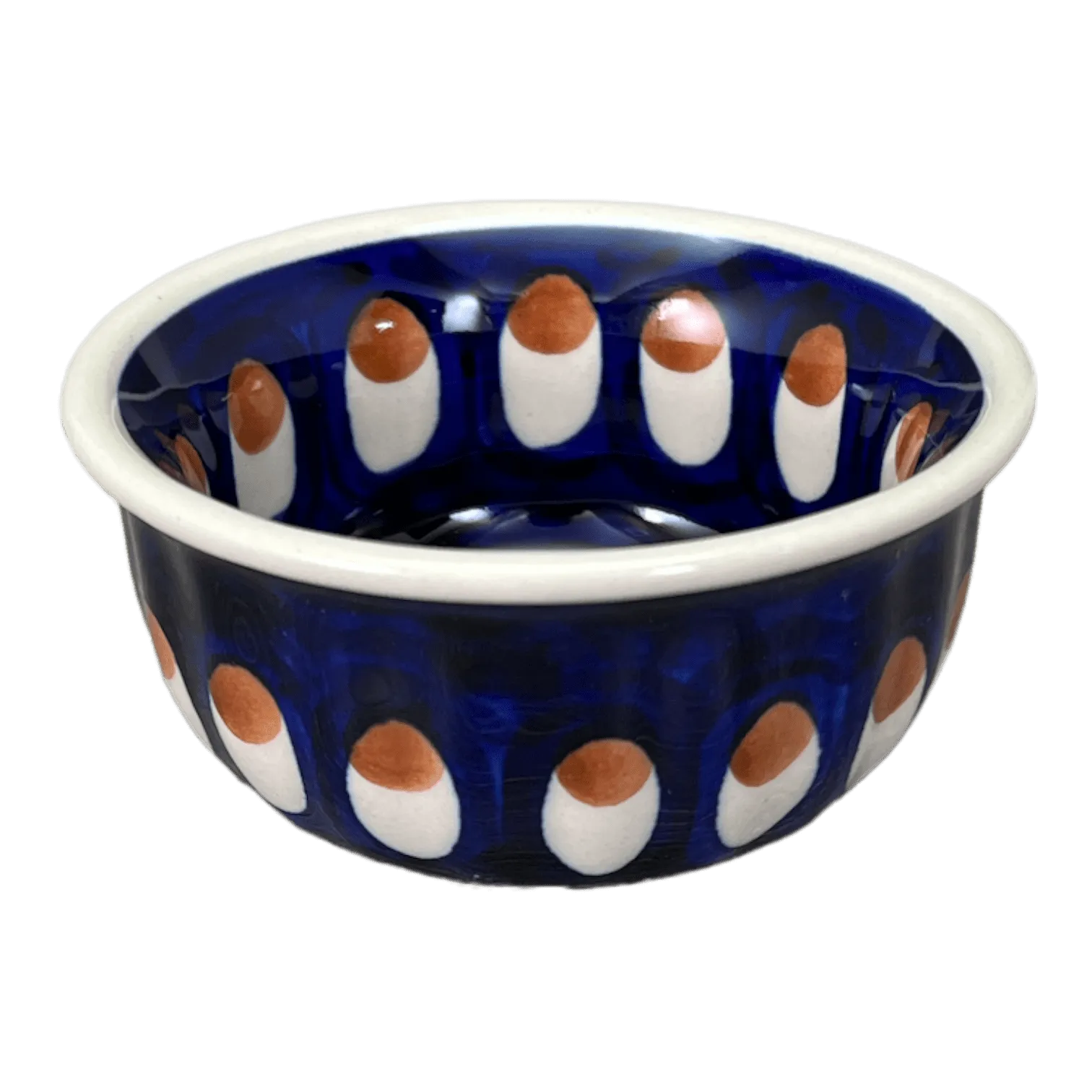 Bowl, Round, 3.5" in "Pheasant Feathers" by Manufaktura | M081T-52