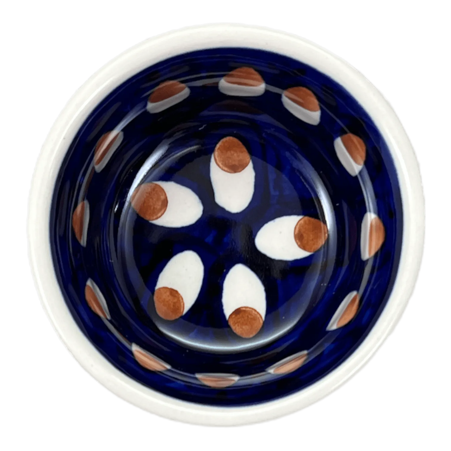 Bowl, Round, 3.5" in "Pheasant Feathers" by Manufaktura | M081T-52