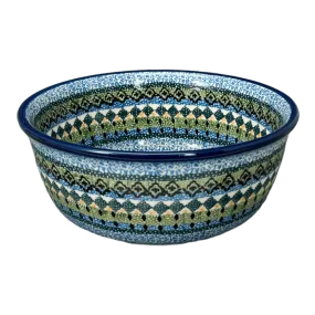Bowl, Round, 7.75" in "Aztec Blues" by Ceramika Artystyczna | A211-U4428