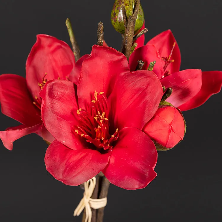 Bulk 12" Kapok Bouquet Artificial Flowers Bouquet Table Centerpiece Floral Arrangement Wholesale