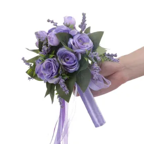 Bulk Rose Bridesmaid Bouquet Wedding Bouquet Artificial Flowers Wholesale