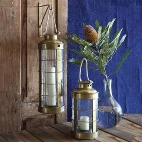 Caravan Brass Lantern - Antique Brass