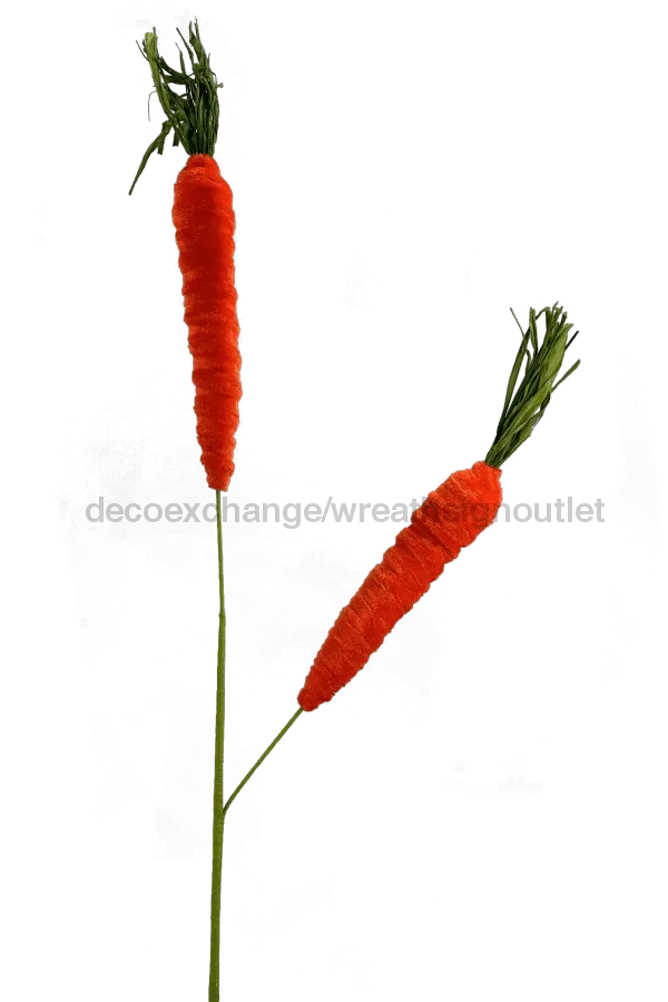 Carrot Spray - Orange - 2 Heads - 30" 63436OR