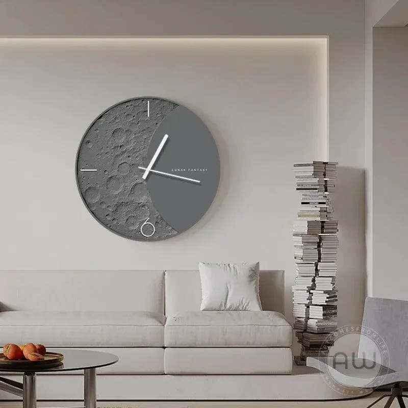 Celestial Glow Wall Clock - A Stunning Decorative Timepiece for Your Home and Dining Areas