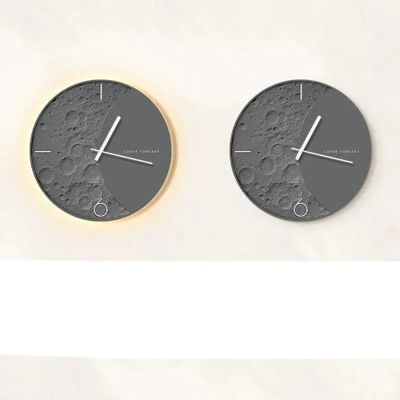 Celestial Glow Wall Clock - A Stunning Decorative Timepiece for Your Home and Dining Areas