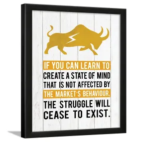 Chaka Chaundh - Trading Quotes Wall Frames - Stock Market Quotes Wall Frames - Finance Quotes Wall Frames - Share market quotes frames – Money Quotes Wall Frames - (13.6 X 10.6 Inches)