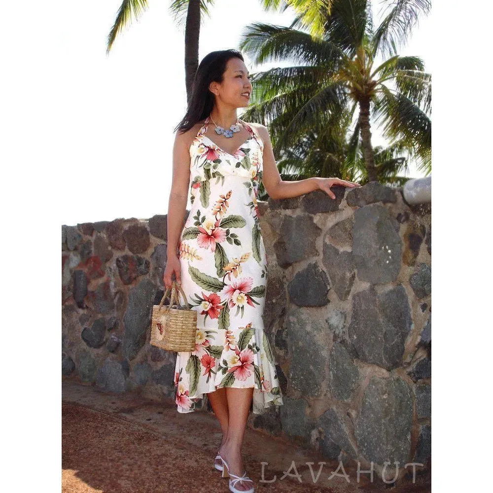 Cloud Akua Hawaiian Halter Dress