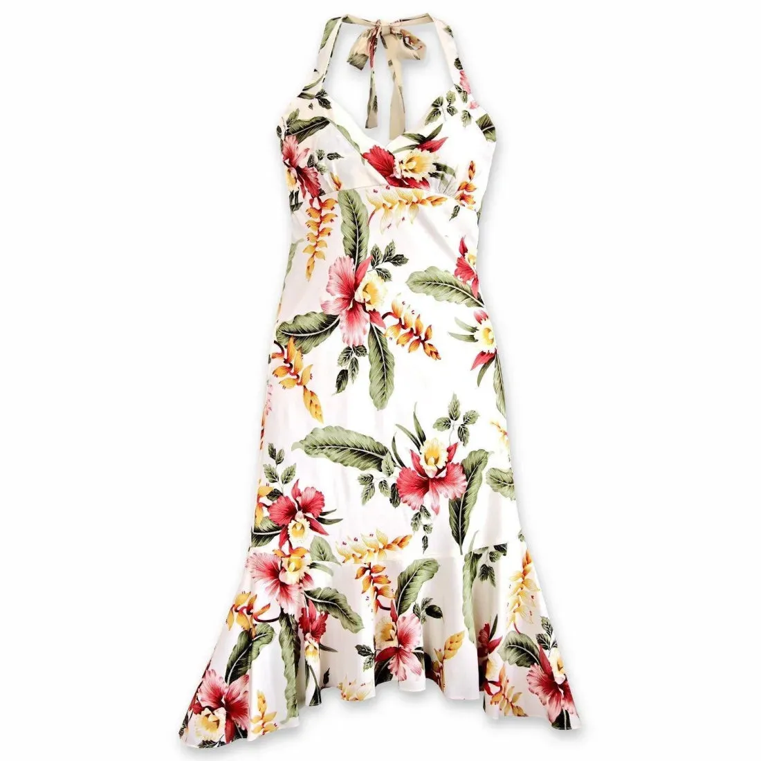 Cloud Akua Hawaiian Halter Dress
