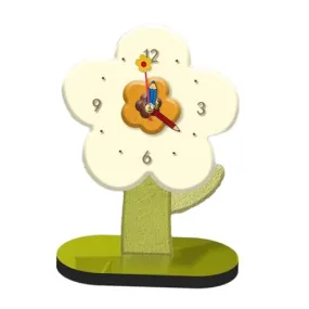CLUB BOLLYWOOD® Desktop Clock Ornament Modern Tabletop Clock for Living Room Desktop Bedroom White 20Cmx25Cm|Home & Garden | Home D?©cor | Clocks | Wall Clocks|1 Desktop Clock