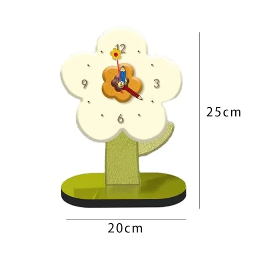 CLUB BOLLYWOOD® Desktop Clock Ornament Modern Tabletop Clock for Living Room Desktop Bedroom White 20Cmx25Cm|Home & Garden | Home D?©cor | Clocks | Wall Clocks|1 Desktop Clock