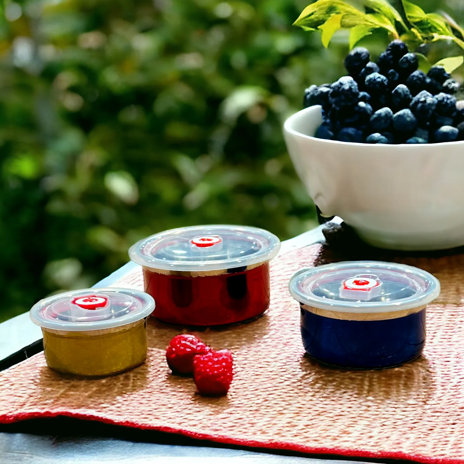 Colorful Stainless Steel Bowl Set