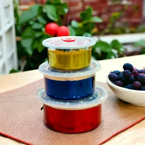 Colorful Stainless Steel Bowl Set