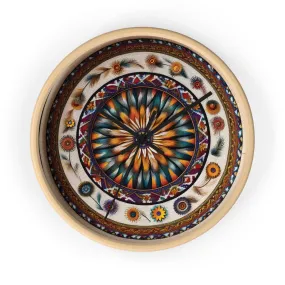 Colourful bohemian minimal design  Wall Clock