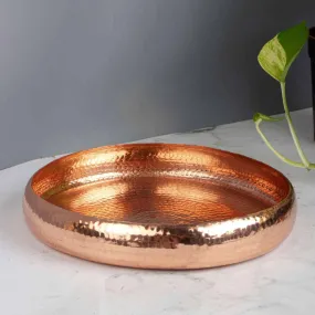 Copper uruli for decor