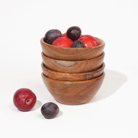 Decorative Wooden Serving Bowl Fruits Salads For Table Decor