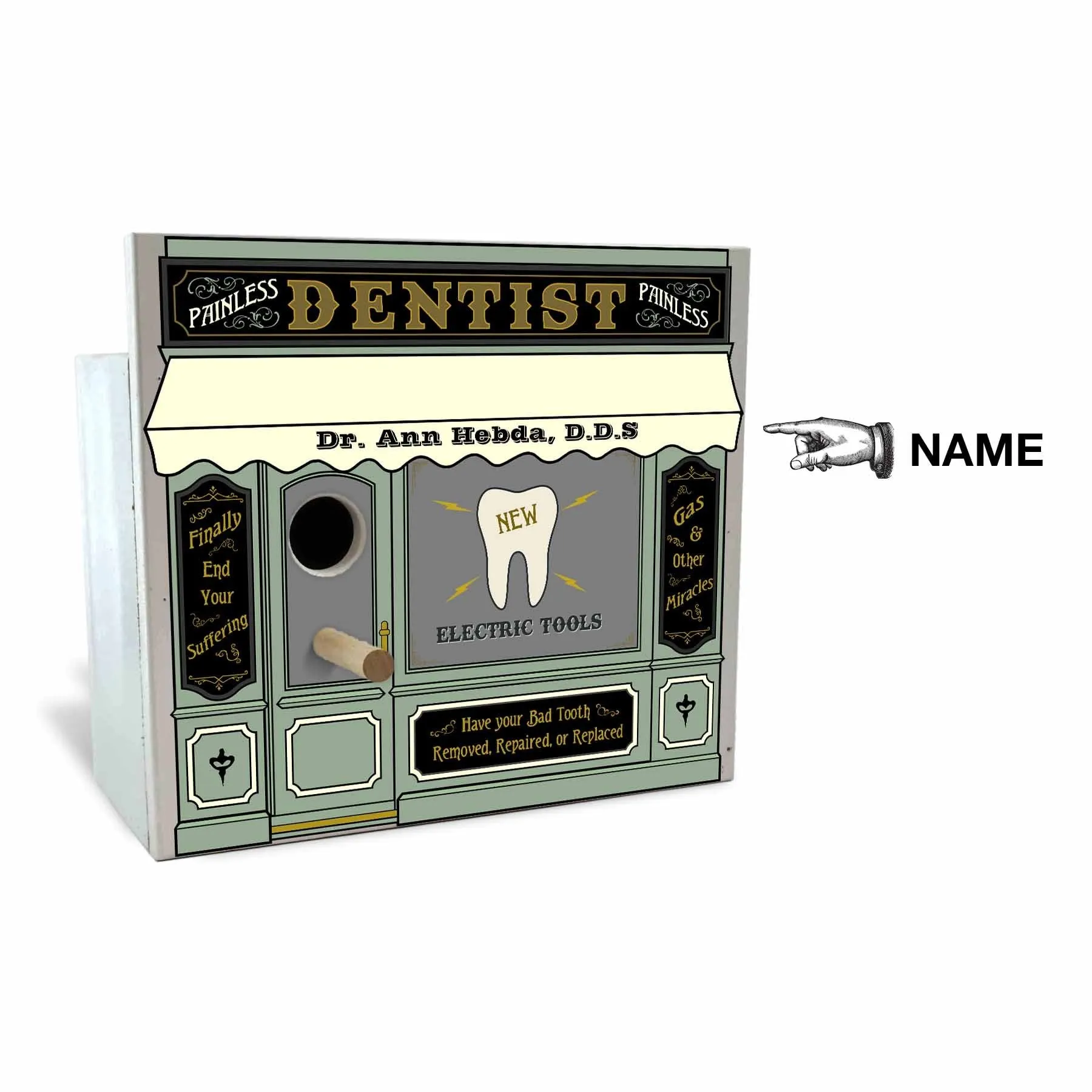 Dentist Birdhouse - Personalized