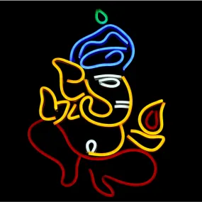 Divine Ganesha Neon Signs - Buy Online at Neonwale.in