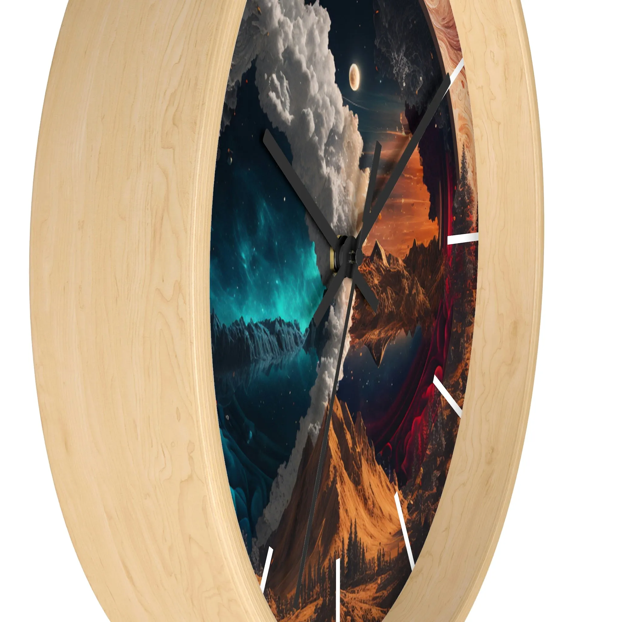 Duality Wall Clock #3 w/ lines