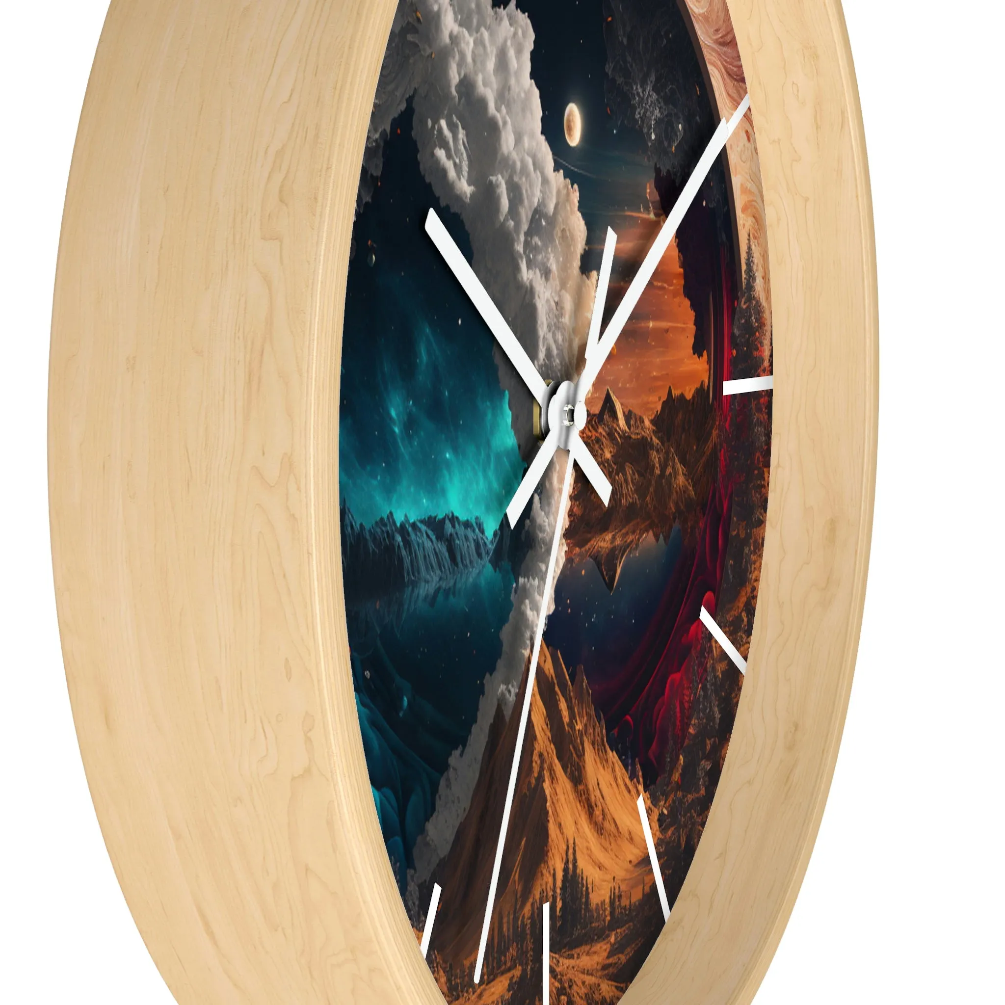 Duality Wall Clock #3 w/ lines