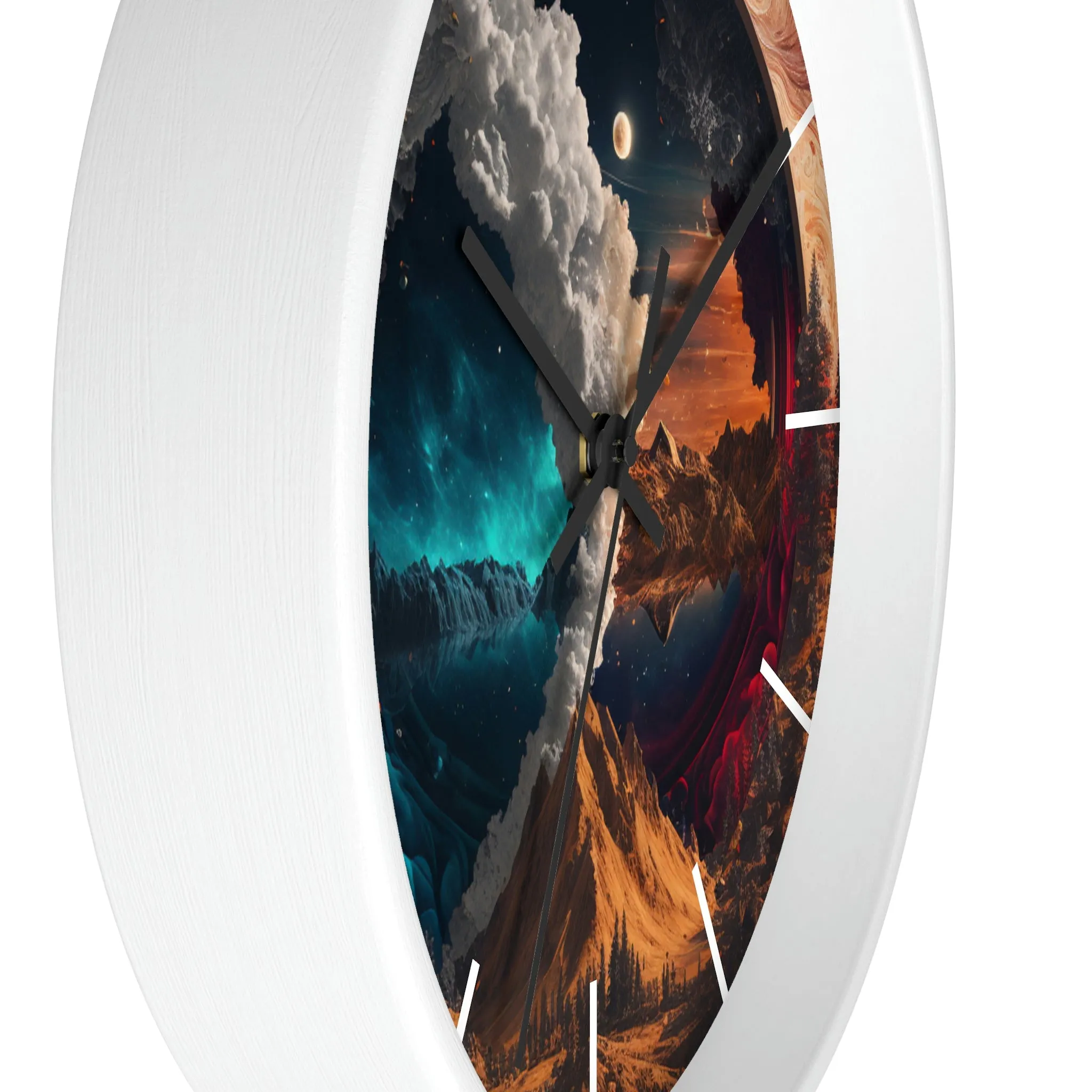 Duality Wall Clock #3 w/ lines