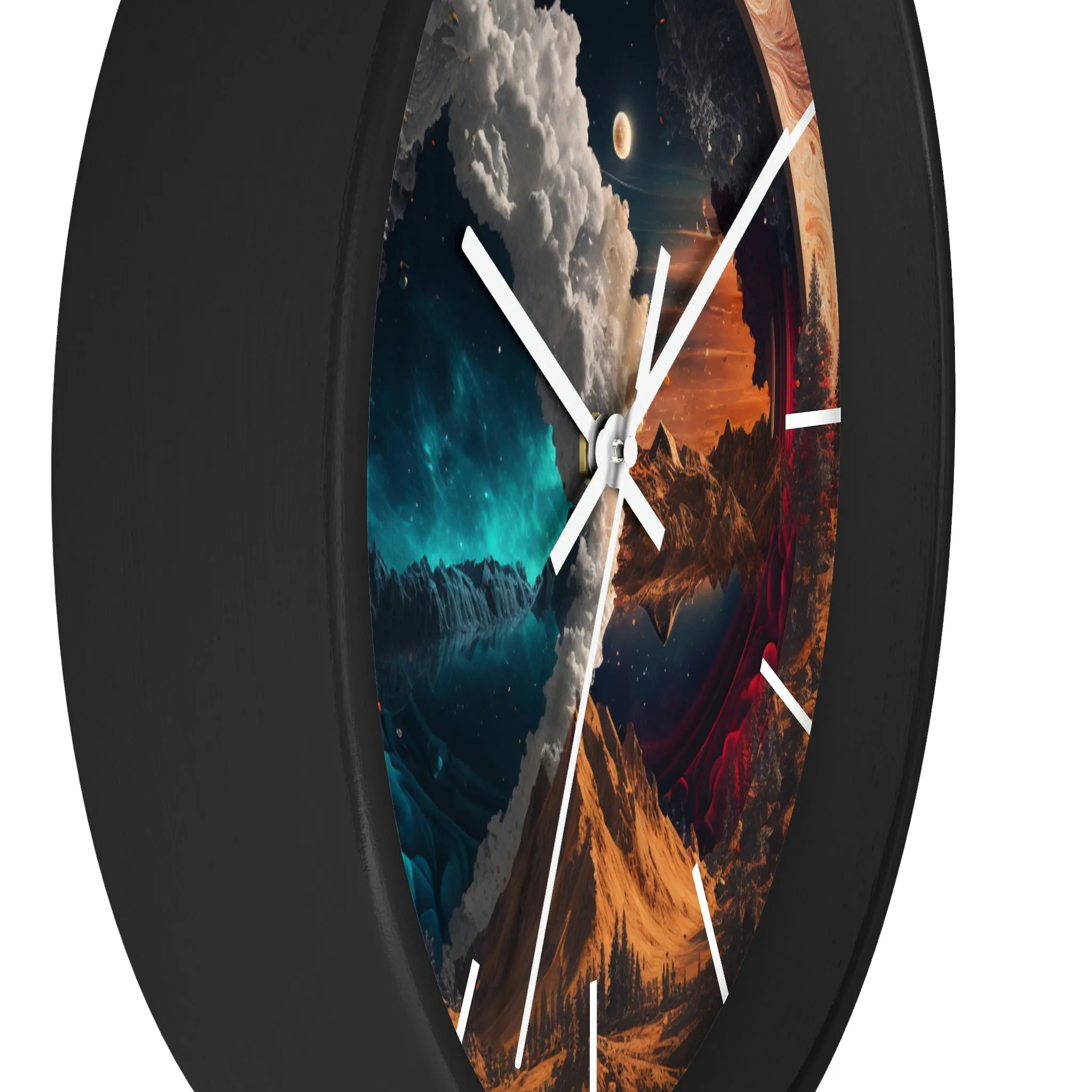 Duality Wall Clock #3 w/ lines