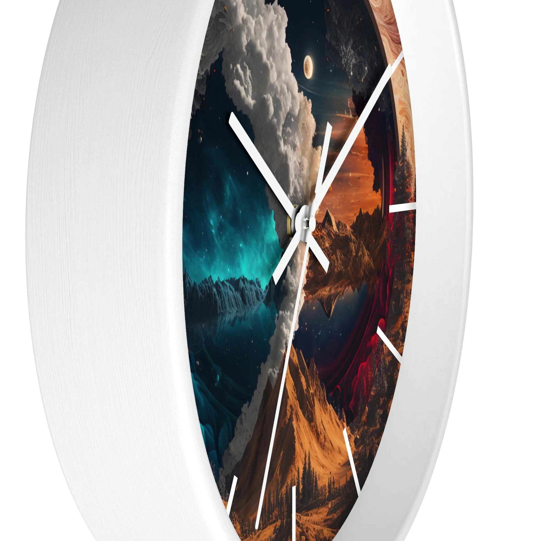 Duality Wall Clock #3 w/ lines