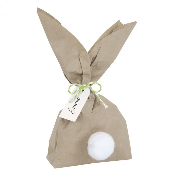 Easter Bunny Ears Paper Party Bags 6.88" x 13.88" | 8 ct